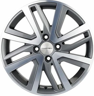 Khomen Wheels KHW1609 (Nexia) 6x16 4x100 ET 47 Dia 56.6 Gray-FP