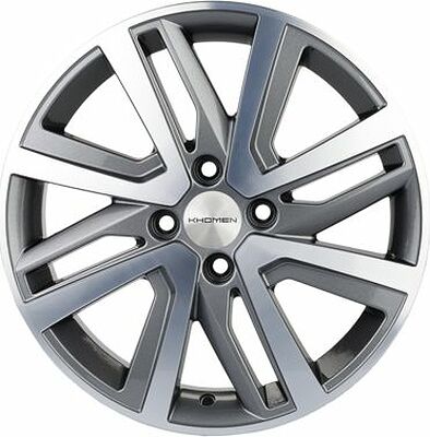 Khomen Wheels KHW1609 (Xray) 6x16 4x100 ET 41 Dia 60.1 Gray-FP