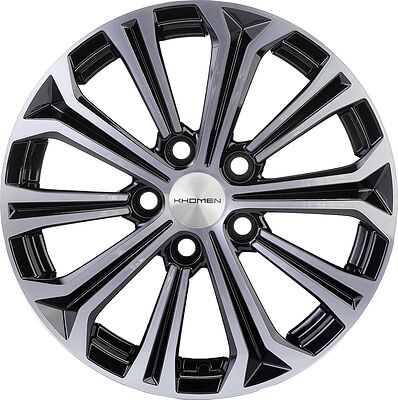 Khomen Wheels KHW1610 6.5x16 5x108 ET 45 Dia 60.1 BLACK-FP
