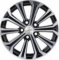 Khomen Wheels KHW1610 (Fluence) 6.5x16 5x114.3 ET 47 Dia 66.1 Black-FP