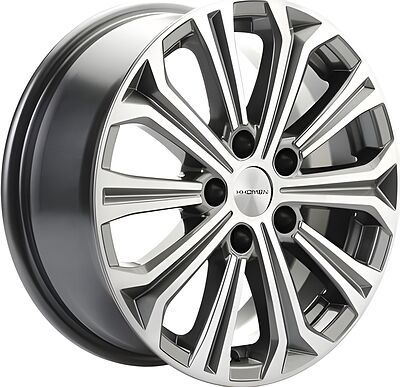 Khomen Wheels KHW1610 Fluence/Juke 6.5x16 5x114.3 ET 47 Dia 66.1 Gray-FP