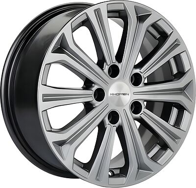 Khomen Wheels KHW1610 (Focus) 6.5x16 5x108 ET 50 Dia 63.3 G-Silver