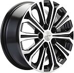 Khomen Wheels KHW1610 (Mitsubishi) 6.5x16 5x114.3 ET 46 Dia 67.1 Black-FP