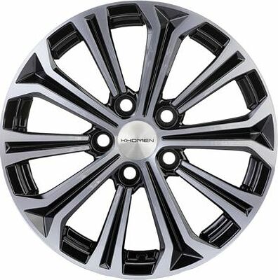 Khomen Wheels KHW1610 (Octavia) 6.5x16 5x112 ET 50 Dia 57.1 Black-FP