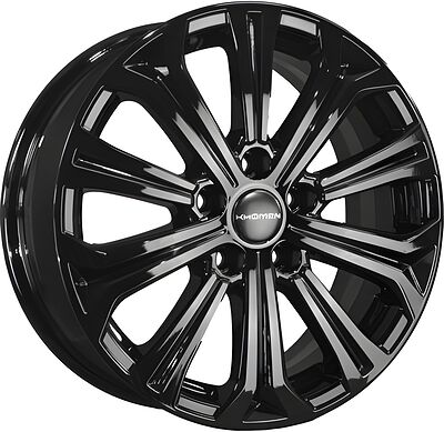 Khomen Wheels KHW1610 (Toyota/Suzuki) 6.5x16 5x114.3 ET 45 Dia 60.1 Black
