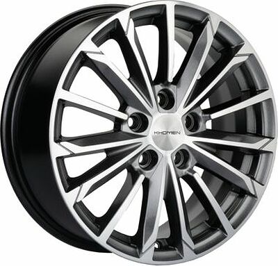 Khomen Wheels KHW1611 (Focus) 6.5x16 5x108 ET 50 Dia 63.3 G-Silver-FP