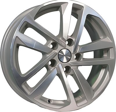 Khomen Wheels KHW1612 (Huyndai/Kia) 6.5x16 5x114.3 ET 43 Dia 67.1 F-Silver-FP