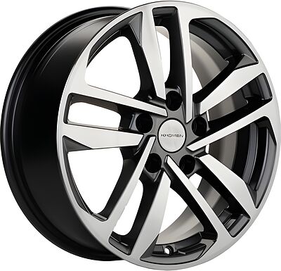Khomen Wheels KHW1612 Toyota/Suzuki 6x16 5x114 ET 45 Dia 60 Gray-FP