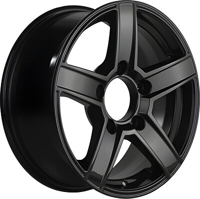Khomen Wheels KHW1614 (Niva 4x4 Bronto) 6.5x16 5x139.7 ET 35 Dia 98.5 Black