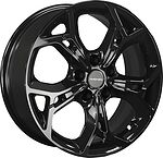 Khomen Wheels KHW1702 (ASX) 7x17 5x114.3 ET 46 Dia 67.1 Black
