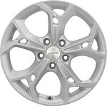 Khomen Wheels KHW1702 (Changan CS35/CS35 Pro) 7x17 5x110 ET 46 Dia 63.3 F-Silver Khomen Wheels KHW1702 (Changan CS35/CS35 Pro) 7x17 5x110 ET 46 Dia 63.3 F-Silver