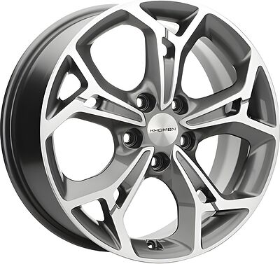 Khomen Wheels KHW1702 (Changan CS35/CS35 Pro) 7x17 5x110 ET 46 Dia 63.3 Gray-FP