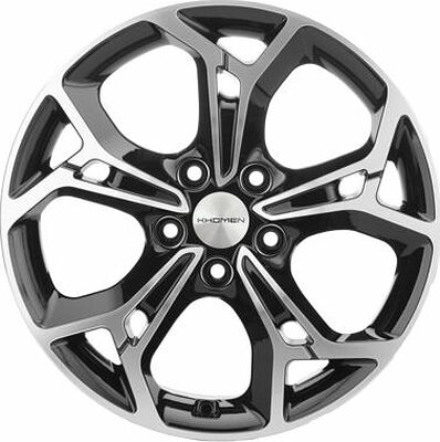 Khomen Wheels KHW1702 (CX-5/Seltos) 7x17 5x114.3 ET 50 Dia 67.1 Black-FP