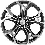 Khomen Wheels KHW1702 (Haval) 7x17 5x114.3 ET 37 Dia 66.5 Black-FP