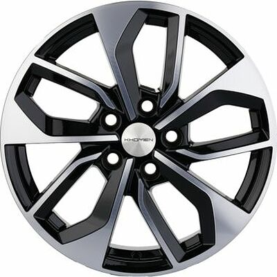 Khomen Wheels KHW1703 (Camry) 7x17 5x114.3 ET 45 Dia 60.1 Black-FP