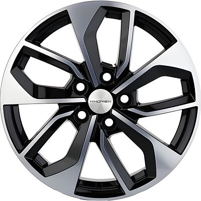 Khomen Wheels KHW1703 (Juke) 7x17 5x114.3 ET 47 Dia 66.1 Black-FP