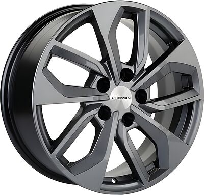 Khomen Wheels KHW1703 (Octavia) 7x17 5x112 ET 49 Dia 57.1 Gray