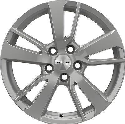 Khomen Wheels KHW1704 (Jolion) 7x17 5x114.3 ET 37 Dia 66.5 F-Silver-FP