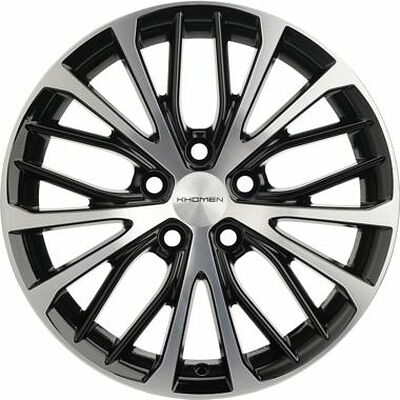 Khomen Wheels KHW1705 (Camry) 7x17 5x114.3 ET 45 Dia 60.1 Black-FP