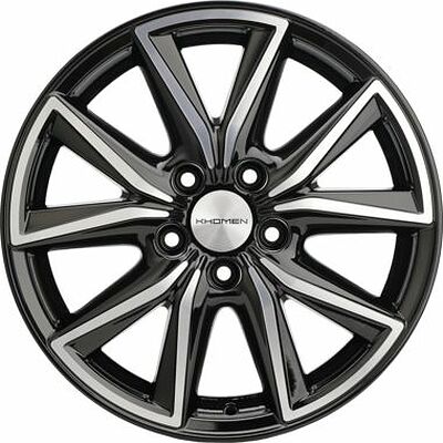 Khomen Wheels KHW1706 (RAV4) 7x17 5x114.3 ET 39 Dia 60.1 Black-FP