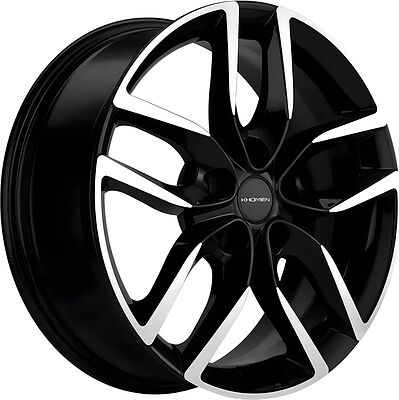 Khomen Wheels KHW1708 (DFM AX 7) 6.5x17 5x108 ET 43 Dia 65.1 Black-FP