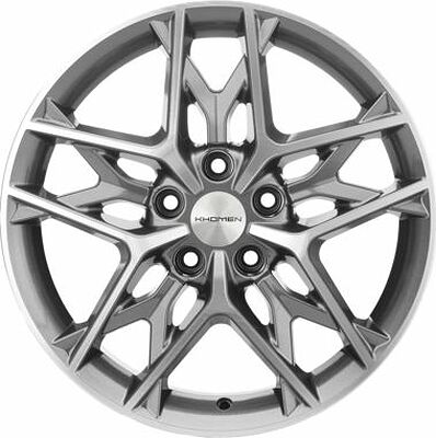 Khomen Wheels KHW1709 (Octavia) 7x17 5x112 ET 49 Dia 57.1 Gray-FP