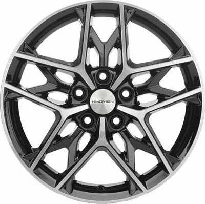 Khomen Wheels KHW1709 (Optima) 7x17 5x114.3 ET 50 Dia 67.1 Black-FP