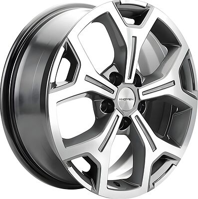 Khomen Wheels KHW1710 (Coolray) 6.5x17 5x114.3 ET 45 Dia 54.1 Gray-FP