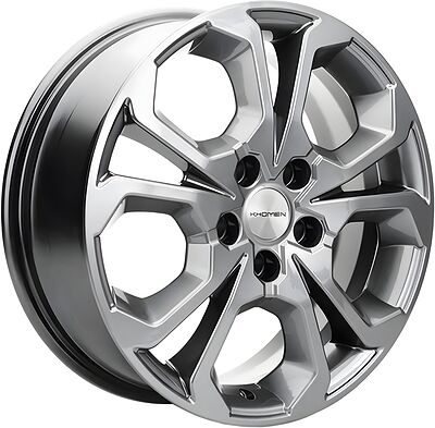 Khomen Wheels KHW1711 (Haval F7/F7x) 6.5x17 5x114.3 ET 40 Dia 64.1 Gray