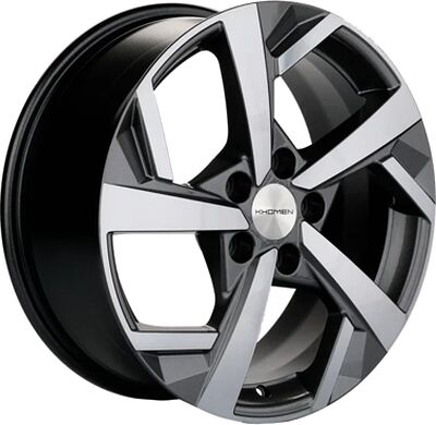 Khomen Wheels KHW1712 (Changan CS35/CS35 Pro) 7x17 5x110 ET 46 Dia 63.3 Black-FP