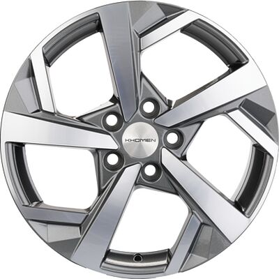 Khomen Wheels KHW1712 (CS75) 7x17 5x114.3 ET 45 Dia 60.1 Gray-FP