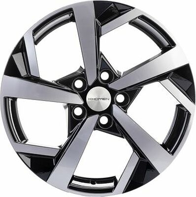 Khomen Wheels KHW1712 (Octavia) 7x17 5x112 ET 49 Dia 57.1 Black-FP