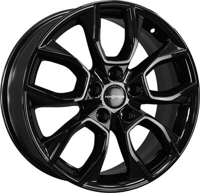 Khomen Wheels KHW1713 (Geely Atlas Pro) 7x17 5x114.3 ET 45 Dia 60.1 Black