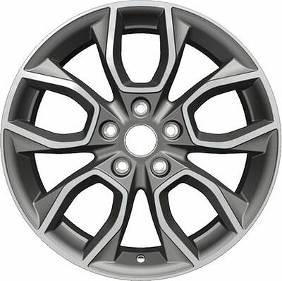 Khomen Wheels KHW1713 (Karoq) 7x17 5x112 ET 45 Dia 57.1 Gray-FP