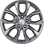 Khomen Wheels KHW1713 (Sportage) 7x17 5x114.3 ET 48.5 Dia 67.1 Gray