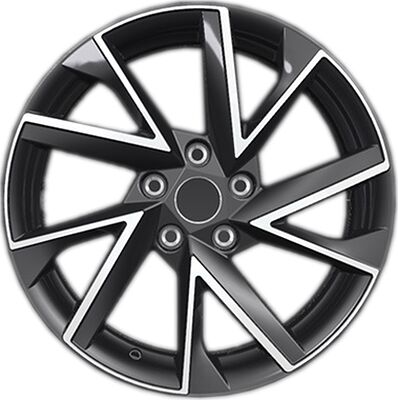 Khomen Wheels KHW1714 (Octavia) 7x17 5x112 ET 49 Dia 57.1 Black-FP
