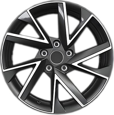 Khomen Wheels KHW1714 (RAV4) 7x17 5x114.3 ET 39 Dia 60.1 Black-FP