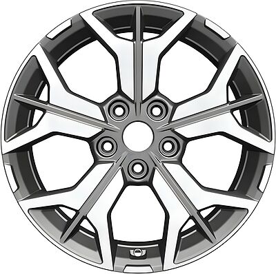 Khomen Wheels KHW1715 (RAV4) 7x17 5x114.3 ET 39 Dia 60.1 Gray-FP