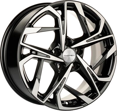 Khomen Wheels KHW1716 (Camry) 7x17 5x114.3 ET 45 Dia 60.1 Black-FP