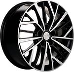 Khomen Wheels KHW1717 (Changan CS75) 7x17 5x114.3 ET 45 Dia 60.1 Black-FP
