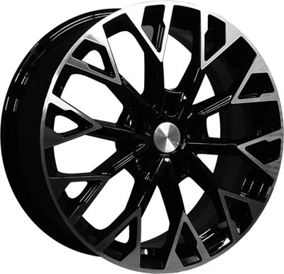 Khomen Wheels KHW1718 (Octavia) 7x17 5x112 ET 49 Dia 57.1 Black-FP
