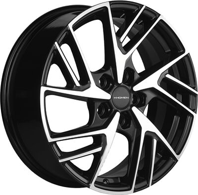 Khomen Wheels KHW1722 (XCeed) 6.5x17 5x114.3 ET 40 Dia 67.1 Black-FP