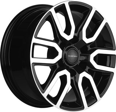 Khomen Wheels KHW1723 (Fortuner/Hilux) 8x17 6x139.7 ET 30 Dia 106.1 Black-FP