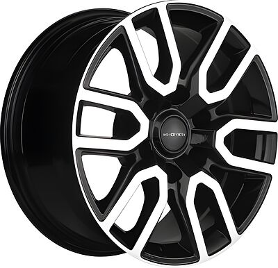 Khomen Wheels KHW1723 LC Prado/Lexus GX 8x17 6x139.7 ET 25 Dia 106.1 Black-FP