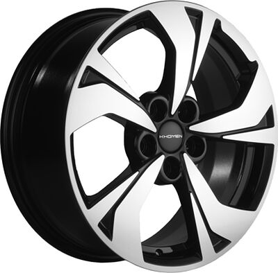 Khomen Wheels KHW1724 (Changan CS75 (Plus)) 7x17 5x114.3 ET 45 Dia 60.1 Black-FP