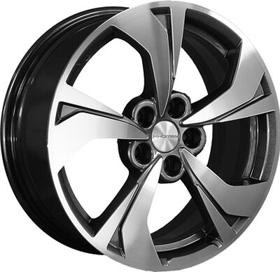 Khomen Wheels KHW1724 (Jac/Москвич 3) 7x17 5x108 ET 40 Dia 54.1 Gray-FP