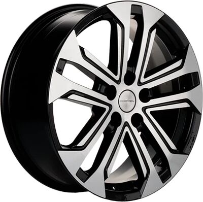 Khomen Wheels KHW1803 (CS75) 7x18 5x114.3 ET 45 Dia 60.1 Black-FP