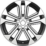 Khomen Wheels KHW1803 (Karoq) 7x18 5x112 ET 45 Dia 57.1 Black-FP