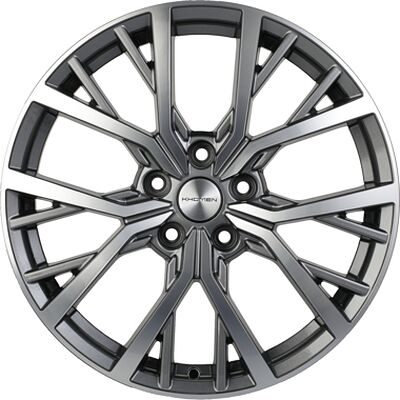 Khomen Wheels KHW1806 (Haval Dargo) 7x18 5x114.3 ET 40 Dia 66.5 Gray-FP