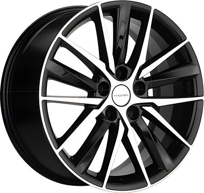 Khomen Wheels KHW1807 (Geely Atlas/Atlas Pro/Lifan Myway) 8x18 5x114.3 ET 45 Dia 60.1 Black-FP